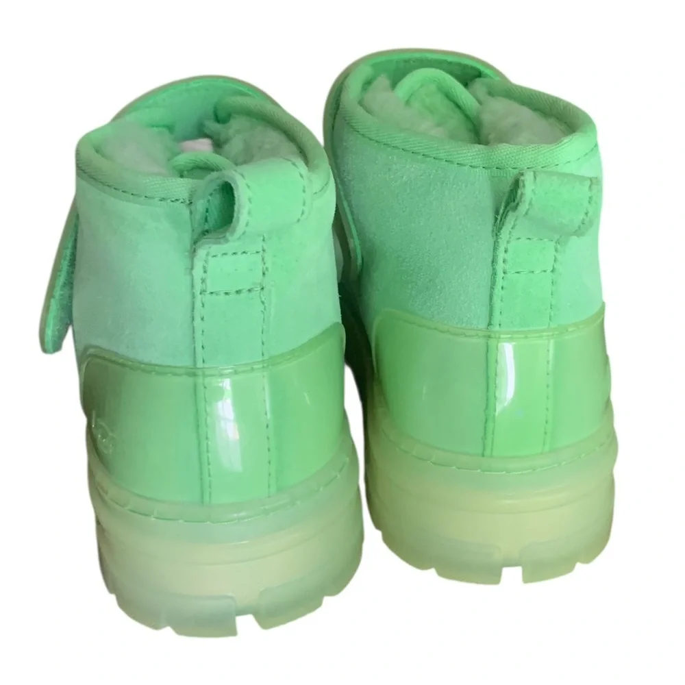 Ugg Womens NWOB Neumel Clear Chukka 'Parakeet Green' Boot Sz 8